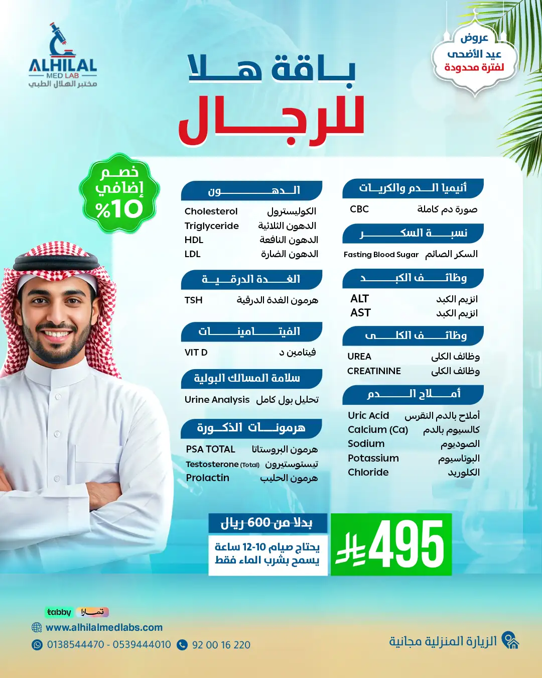 فحوصات صحة الرجال
