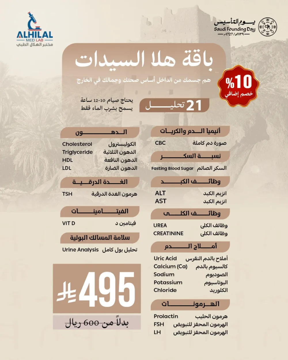 ⁠فحوصات صحة السيدات