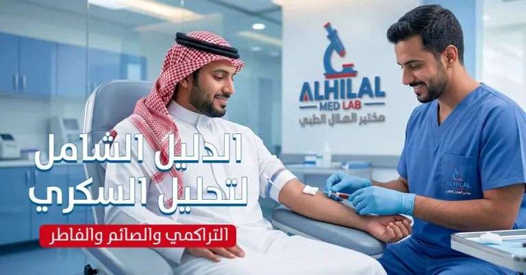الدليل الشامل لتحليل السكري التراكمي والصائم والفاطر- مختبر الهلال