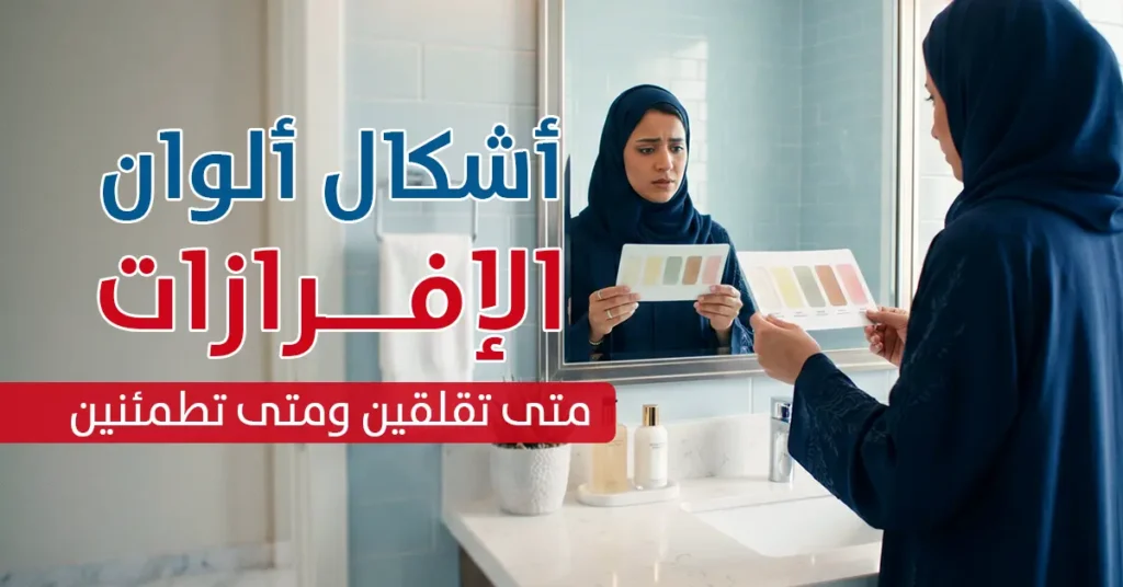 ألوان الإفرازات المهبلية دليلك الطبي لفهم ما يقوله جسمك - مختبر الهلال