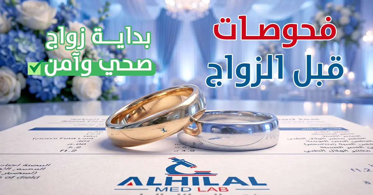 فحوصات قبل الزواج في السعودية بداية حياة زوجية صحية وواثقة - مختبر الهلال